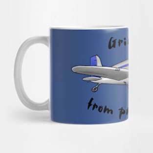 Dakota DC3 Grinning from Prop to Prop Mug